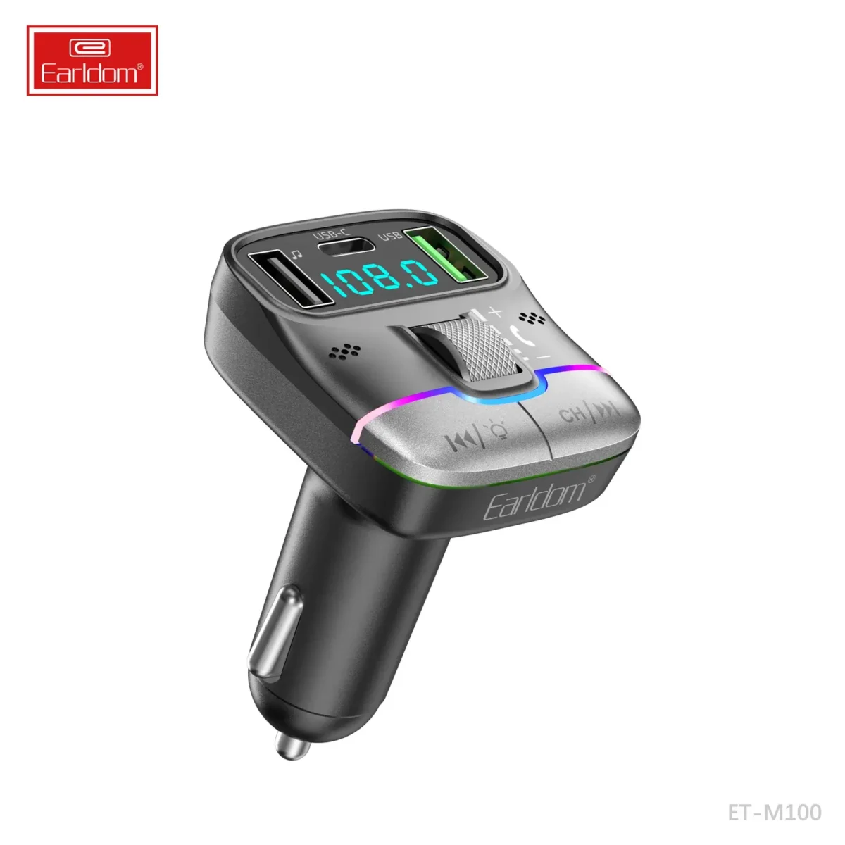 Earldom Multifunction Bluetooth FM Transmitter ET-M100