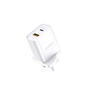 Earldom Wall Adapter UK Plug Dual Port With Lightning Cable ES-UK17