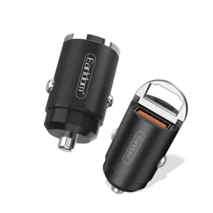Earldom 45W Dual Port Quick Car Charger (With Lightning Cable) ES-CC3