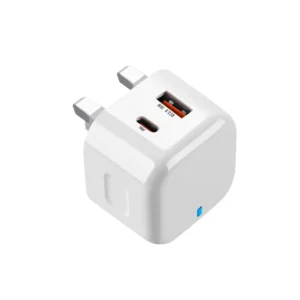 Earldom Adapter UK Plug Dual Type C Without cable ES-UK5