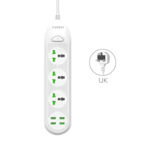 Earldom 2500W Power Socket (4USB-A + 3 PLUGS) ES-SC03