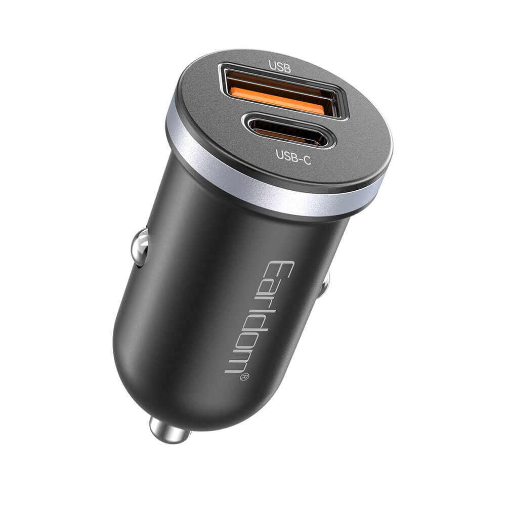 Earldom Car Charger Quick Charge Dual Port (Without Cable) ES-CC27