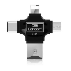 Earldom Micro, USB A, Type-C & Lightning to Memory Card Adapter ET-OT20