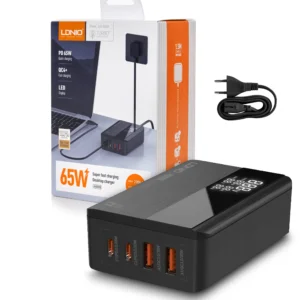 Ldnio 65W Desktop Fast Charger A4808Q UK plug